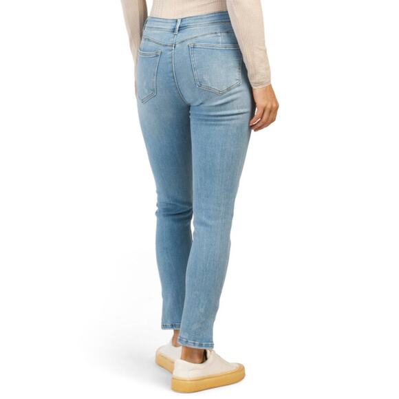 NWT RISEN Women's High Rise Denim Ankle Skinny Jeans - Picture 3 of 6